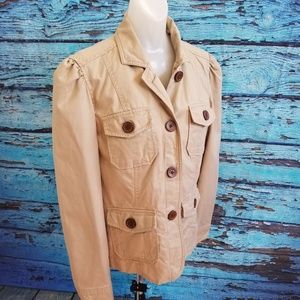 Gap Brown Tan Corduroy Jacket Sz 12
